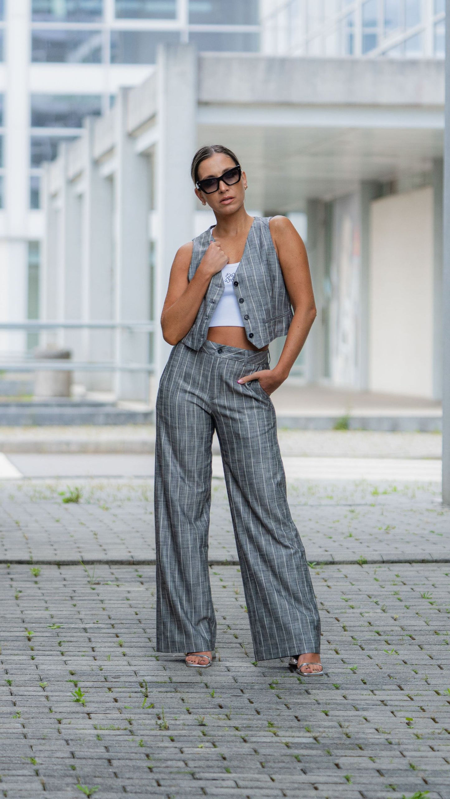 Calça Risca diplomática